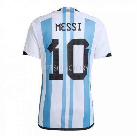Billiga Fotbollströjor Argentina Lionel Messi 10 Hemma tröja WM 2022 Kortärmad